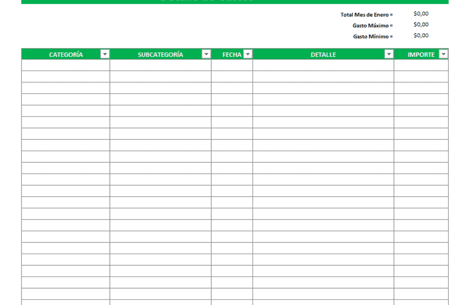 Planilla Excel Plantillas De Excel Gratuitas Para Facturaci N Y M S